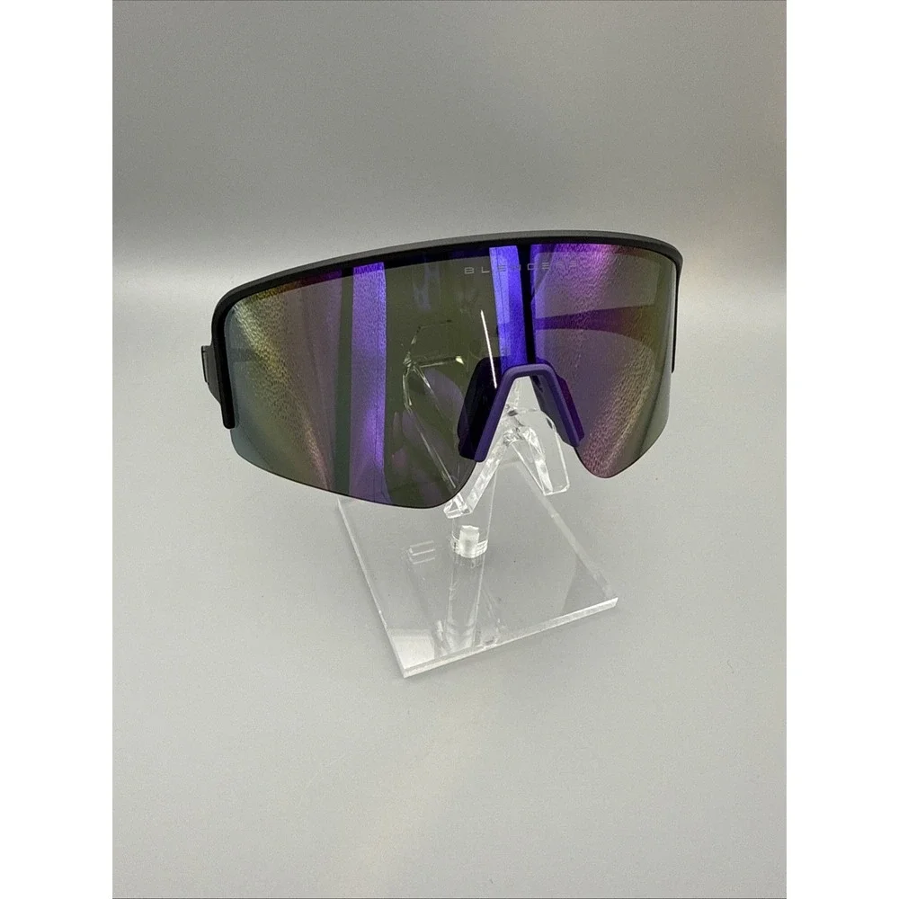 Blenders Eclipse X2 Violet Victory Authentic Polarized Shield Sunglasses Black